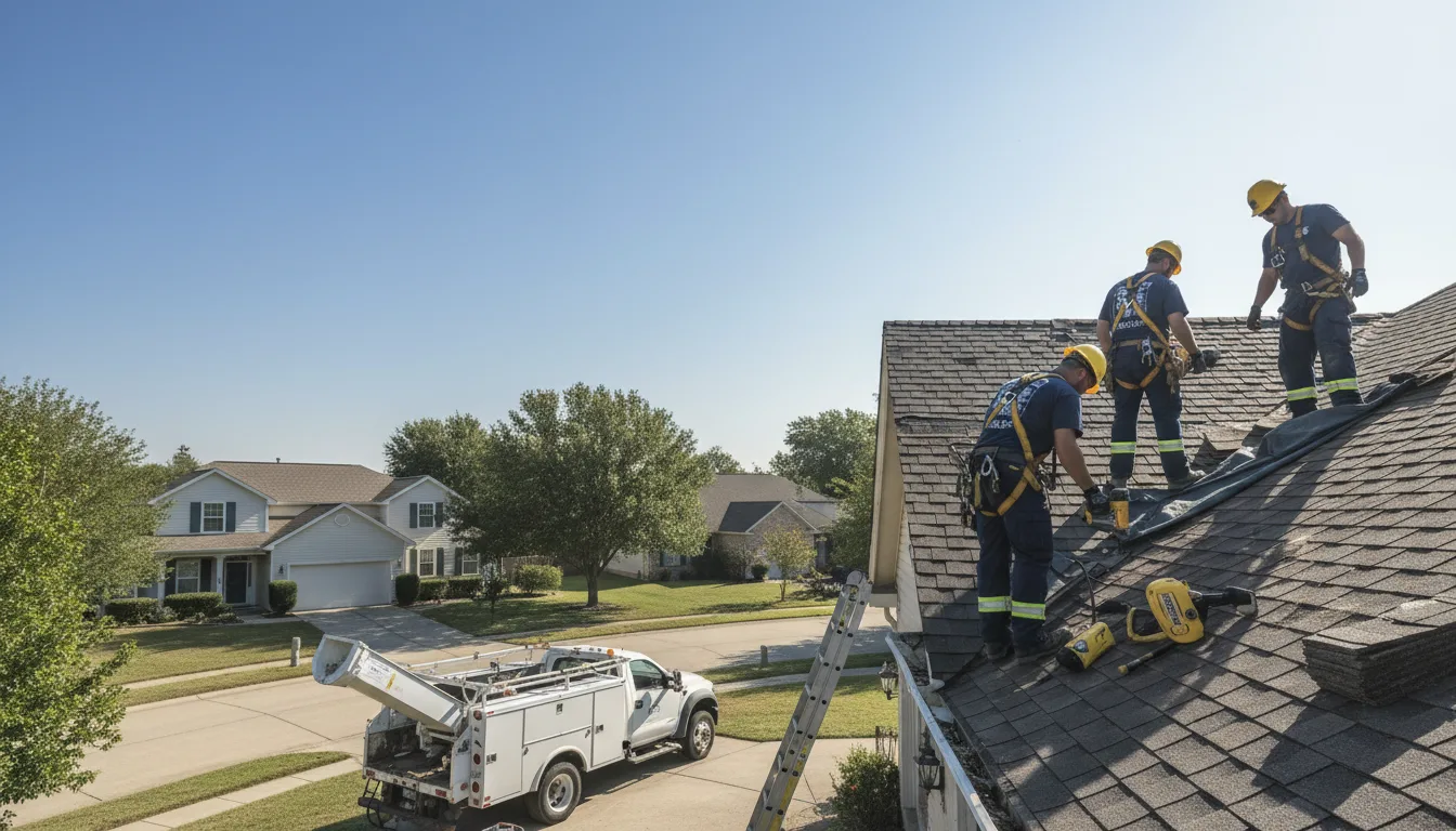 Emergency Roof Repair in Bellville, TX near me